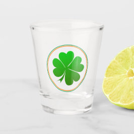 Irish Flag, Kleeblatt, Ireland Party, St Patrick Schnapsglas