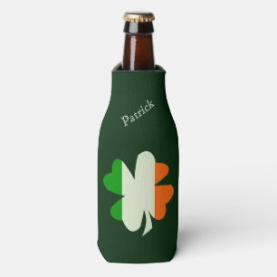 Irish Flag Kleeblatt Personalisiert Flaschenkühler