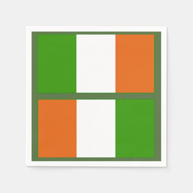 Irish Flag Napkin Serviette (Vorderseite)