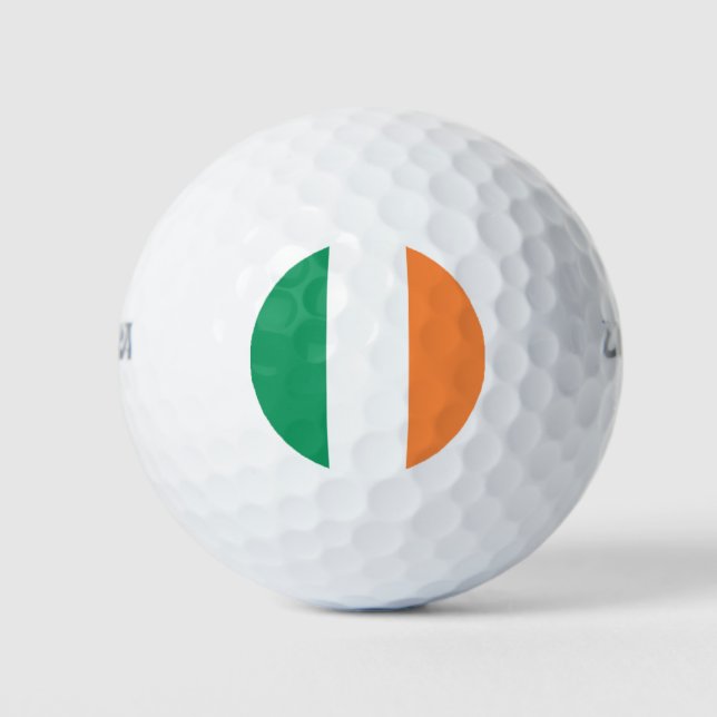 Irish Flag (Republik Irland) (ROI) (Eire) Golfball (Vorderseite)