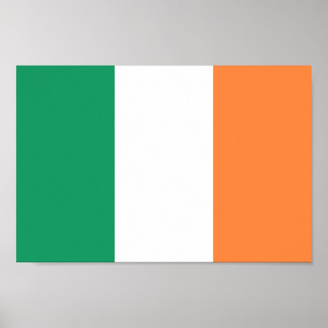 Irish Flag - Republik Irland - ROI Eire Poster (Vorne)
