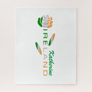 Irish Flag Rose Personalisiert