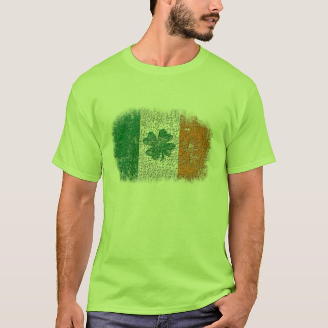 Irish Flag St Paddys Day T-Shirt (Vorderseite)