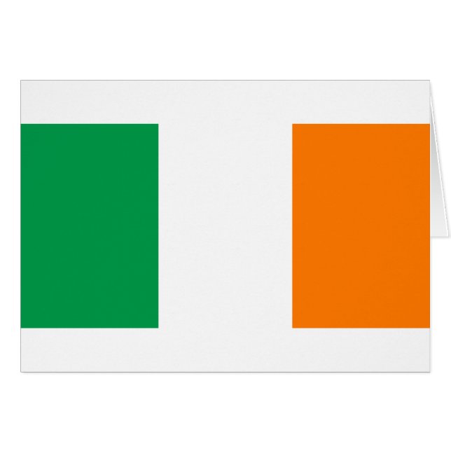 Irish Flag/St Patrick's Day (Vorderseite (Horizontal))