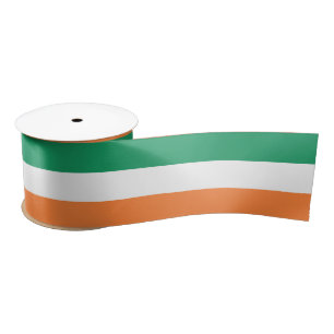 Irish Flag St Patricks Day Satinband