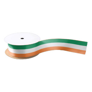 Irish Flag St Patricks Day Satinband