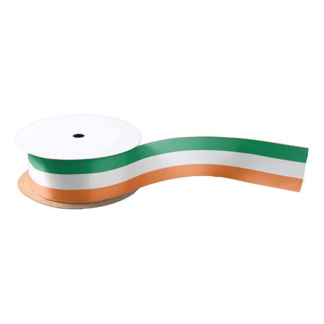 Irish Flag St Patricks Day Satinband (Spule)