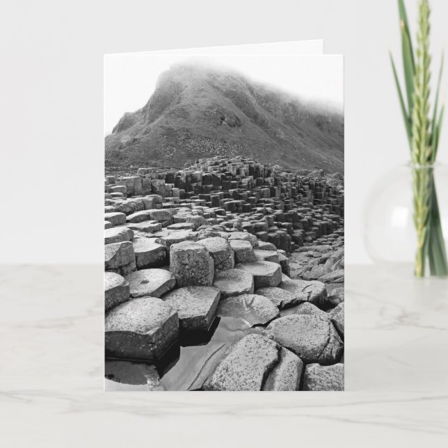 Irish Fog Rolls in Grußkarte Karte (Vorderseite)