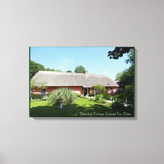 Irish Folk Hütte für verpackte Leinwand (Vorderseite)
