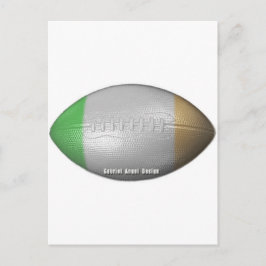 Irish Football Postkarte