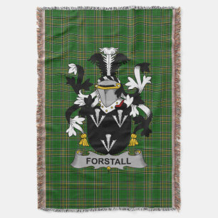 Irish Forstall Coat of Arms Familienwappen Irland Decke