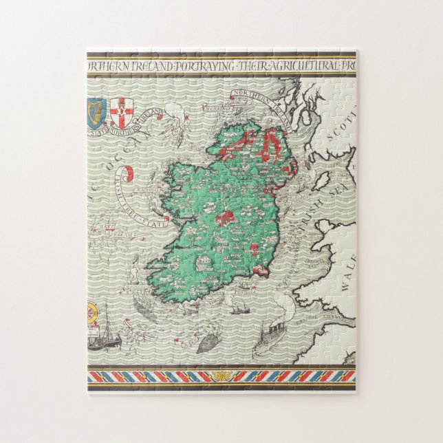 Irish Free Staat & Northern Ireland MacDonald Gill (Vertikal)