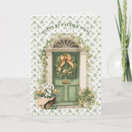 Irish Front Door | St Patrick's Day Irish Blessing Karte