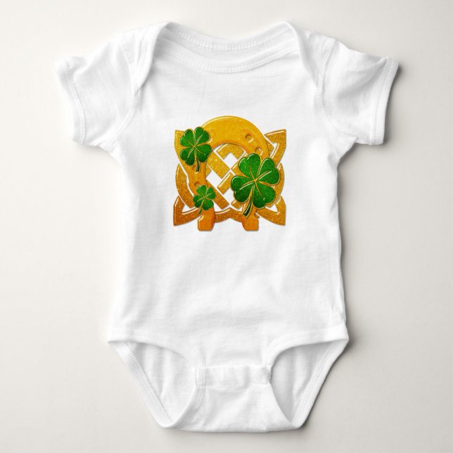 Irish Fun 3D Whimsey Baby Strampler (Vorderseite)