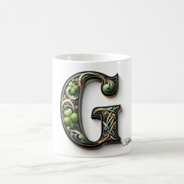 Irish G Monogram Coffee Mug Kaffeetasse