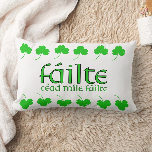 Irish Gaelic Celtic Welcome Failure Lendenkissen (Decke)