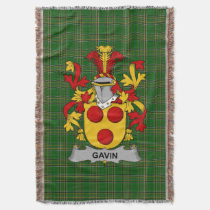 Irish Gavin oder O_Gavan Coat of Arms Familienwapp Decke
