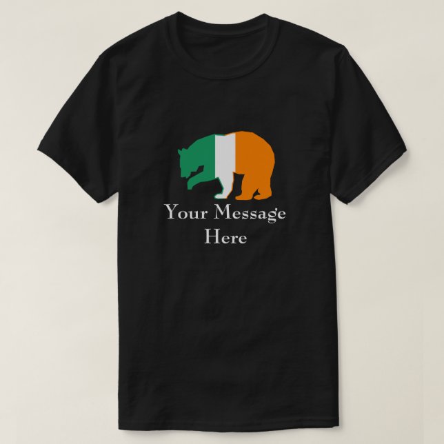 Irish Gay Bear T-Shirt (Design vorne)