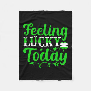 Irish Gefühl Lucky Heute Fleecedecke