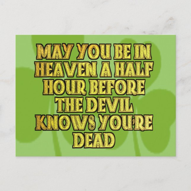 Irish Gifts Postkarte (Vorderseite)