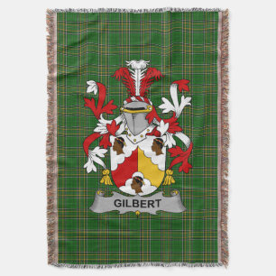 Irish Gilbert Coat of Arms Familienwappen Irland Decke