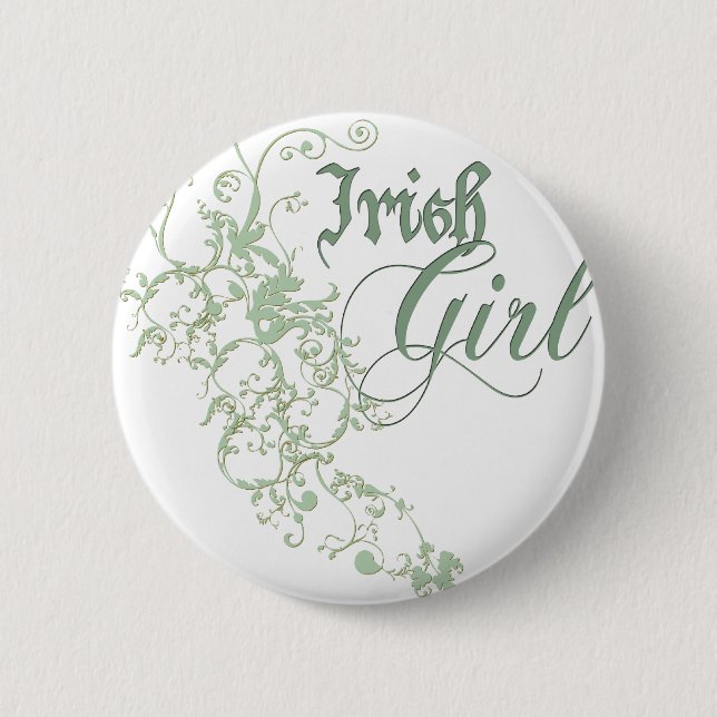 Irish Girl Button (Vorderseite)