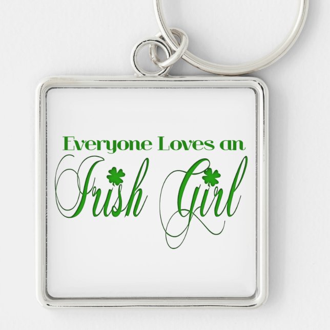 Irish Girl Schlüsselanhänger (Vorne)