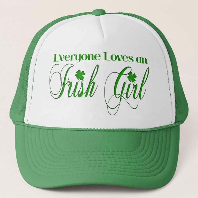 Irish Girl Truckerkappe (Vorderseite)