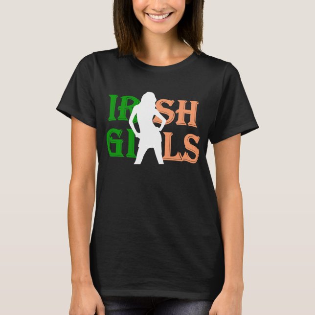 Irish Girls St Patrick's Day T-Shirt (Vorderseite)