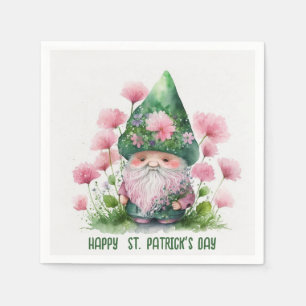 Irish Gnome St. Patrick's Day Serviette