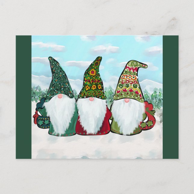 IRISH GNOMES POSTKARTE (Vorderseite)