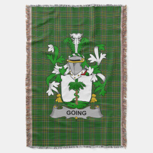 Irish Going Coat of Arms Familienwappen Irland Decke