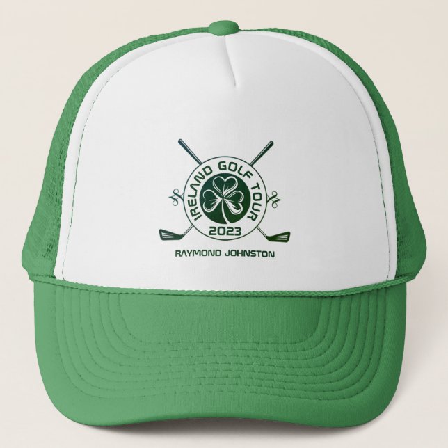 Irish Golf Irland Golf Tour Truckerkappe (Vorderseite)