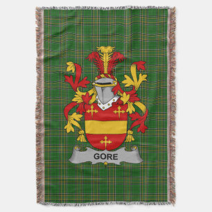 Irish Gore Coat of Arms Familienwappen Irland Decke