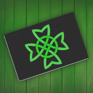 Irish Green Celtic Knot Seidenpapier
