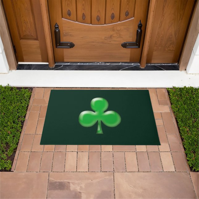Irish Green Clover Kleeblatt Fußmatte (Außenbereich)