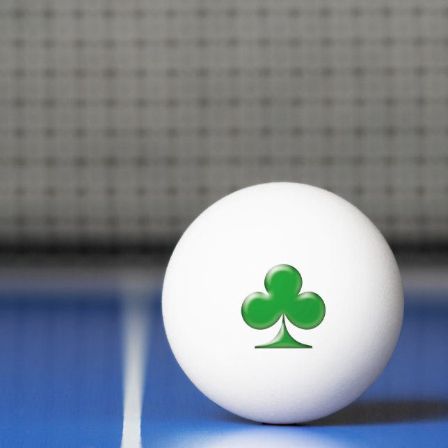 Irish Green Clover Kleeblatt Tischtennisball (Netto)