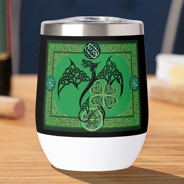 Irish Green Dragon Celtic (Von Creator hochgeladen)