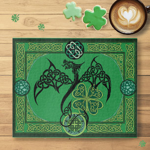 Irish Green Dragon Celtic
