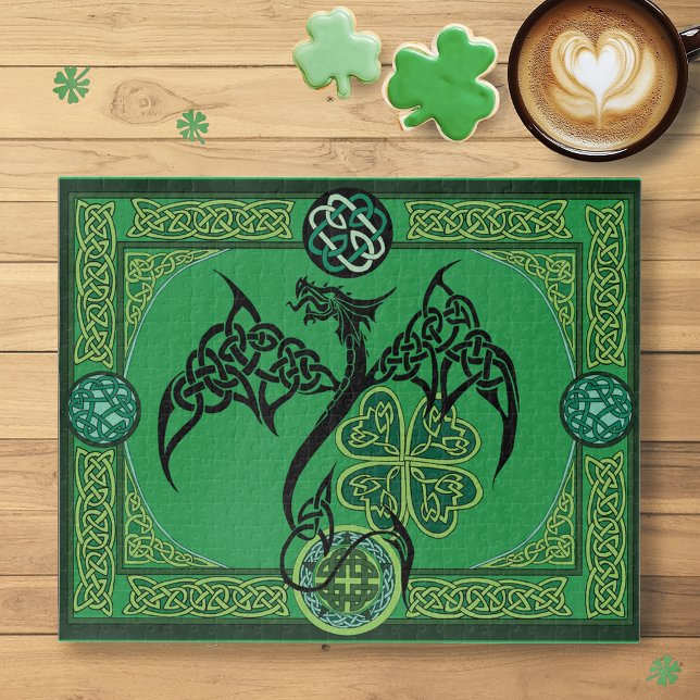 Irish Green Dragon Celtic (Von Creator hochgeladen)