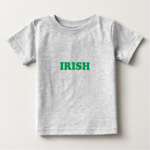 Irish Green Letters Baby T-shirt