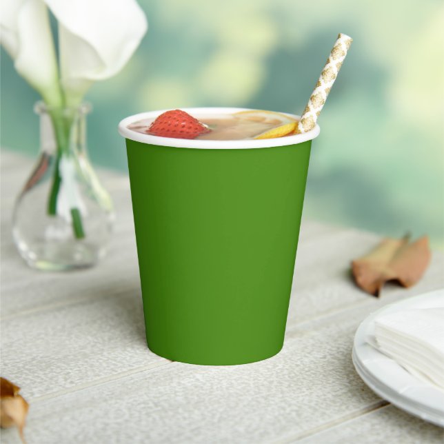 Irish Green Paper Cups Pappbecher (In Situ)