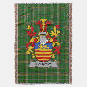 Irish Gregory Coat of Arms Familienwappen Irland Decke