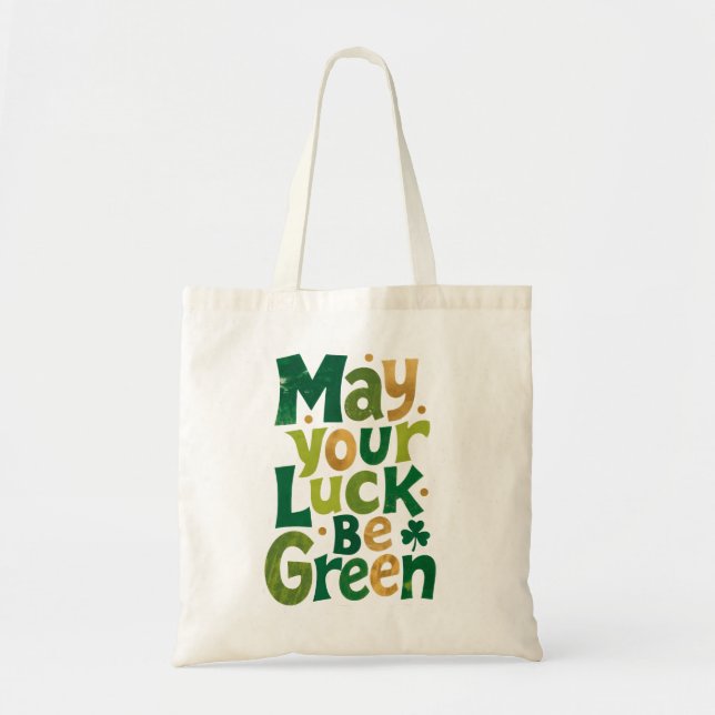 Irish Grünes Glück Tragetasche (Vorne)