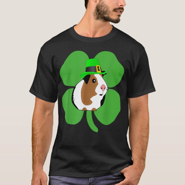 Irish Guinea Pig Guinea Pig St. Patricks Day T-Shirt (Vorderseite)