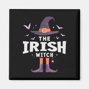 Irish Halloween Hexenkleidung Magnet
