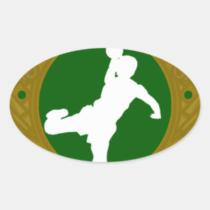 Irish Handball.png Ovaler Aufkleber