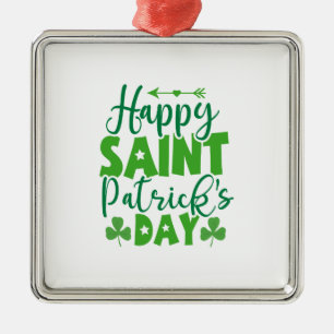 Irish Happy Saint Patrich S Day Ornament Aus Metall