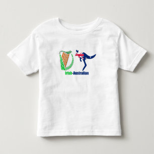 Irish Harp-Australia-Flag Toddler-Jersey-T - Shirt
