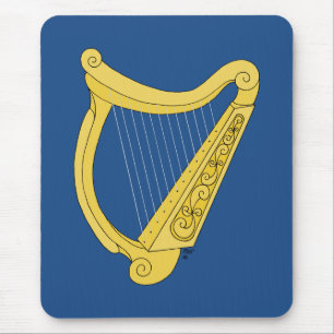 Irish Harp Mousepad
